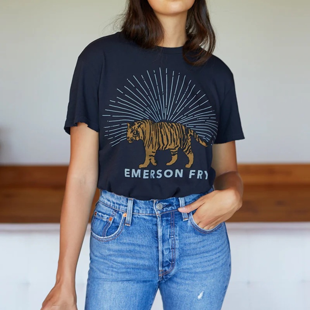 Emerson Fry Black Graphic Tee